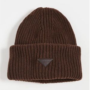 LAST oversized brown beanie